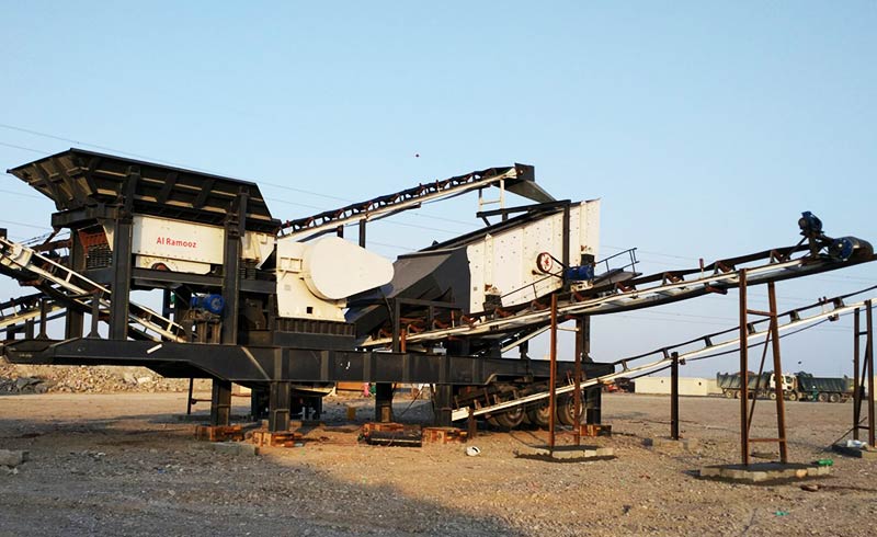 mobile crusher plant production line