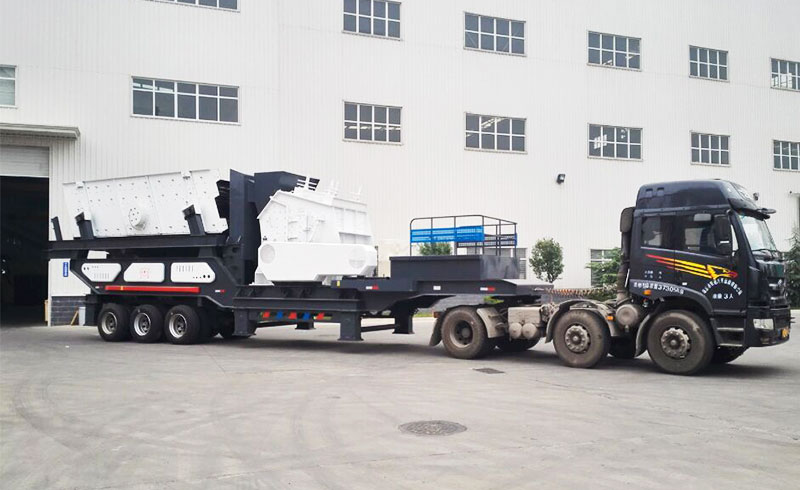 mobile impact crusher ready for delivery