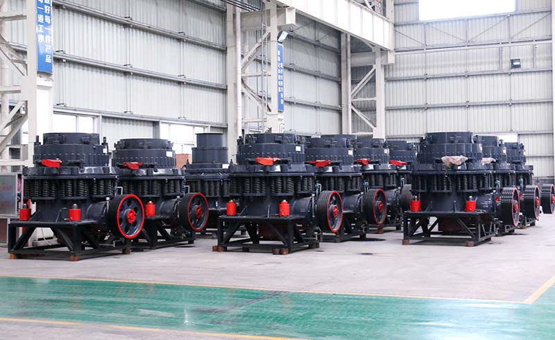 The company produces different types of symons cone crusher