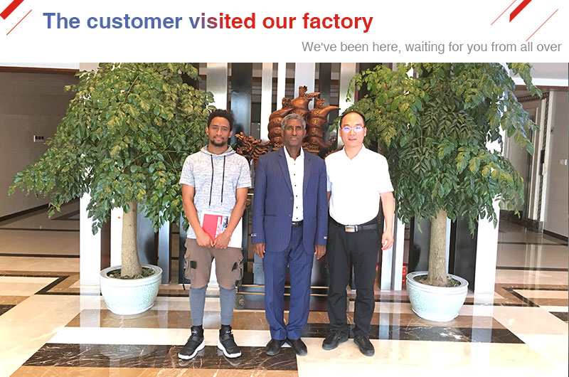 the customer visited our factory