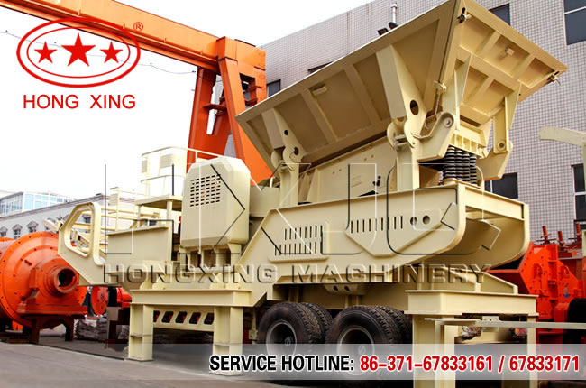 Mobile mining plant