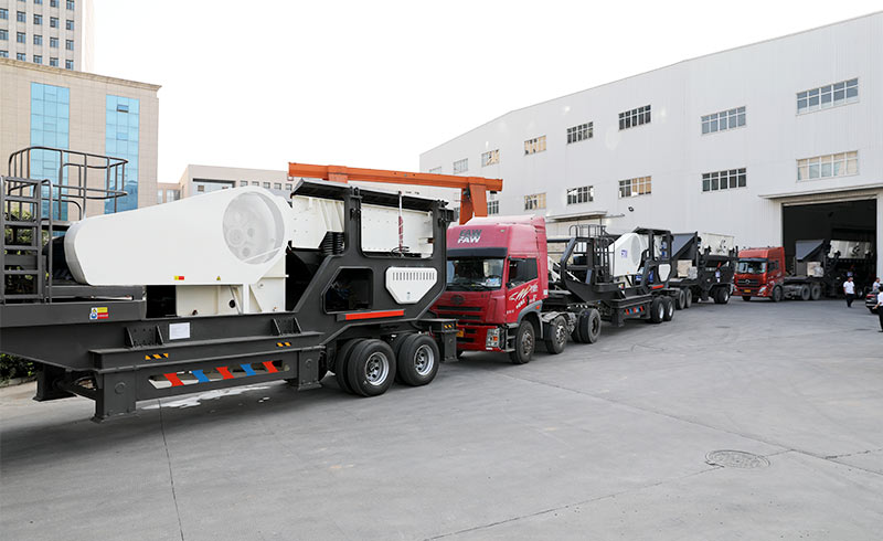 mobile jaw crusher ready for delivery