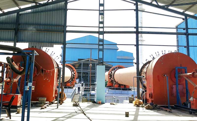 rotary dryer production site