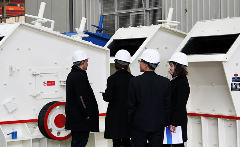 customers visit the factory