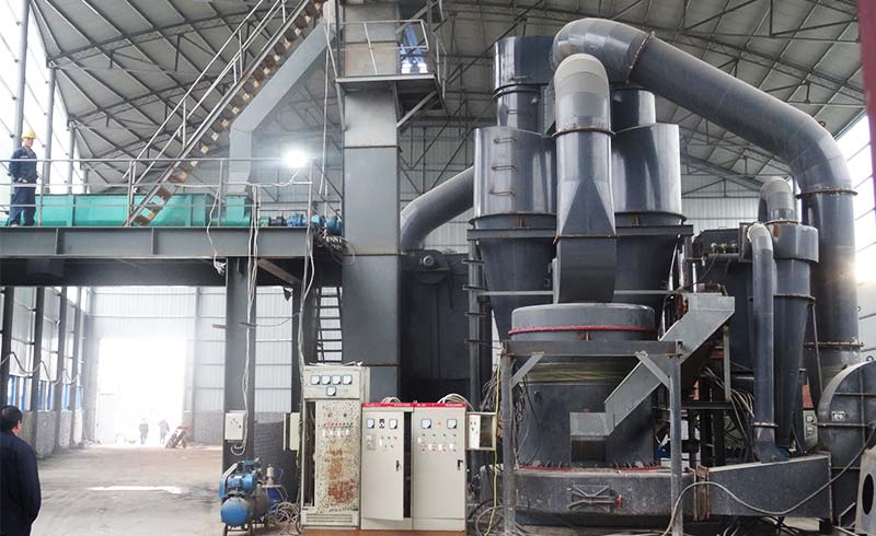 powder grinding mill production site