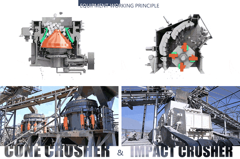 In Second Stage Crushing Operation, What Are the Differences Between Cone Crusher and Impact Crusher?