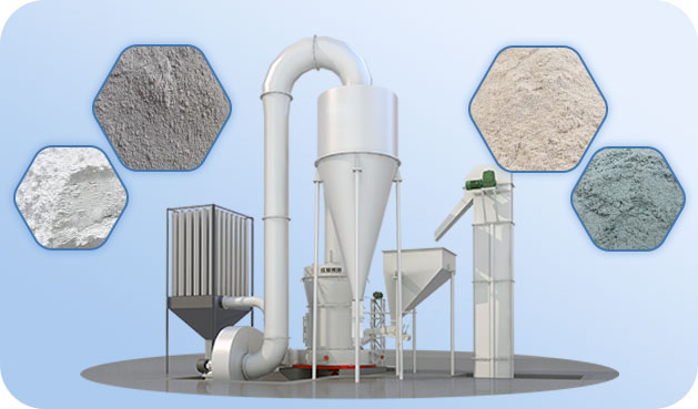 Three-Ring Medium Speed Micro Powder Mill