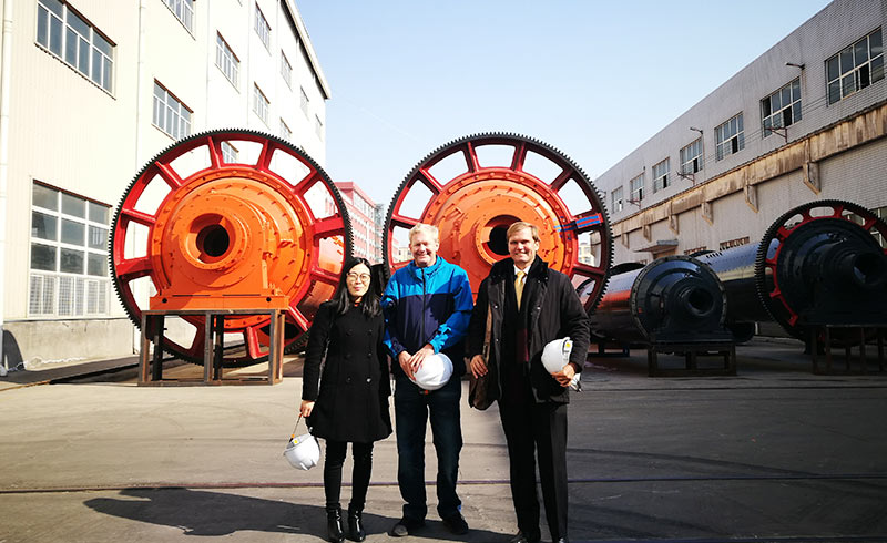 customers visit the factory