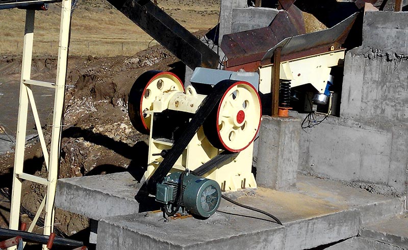 granite crusher production site