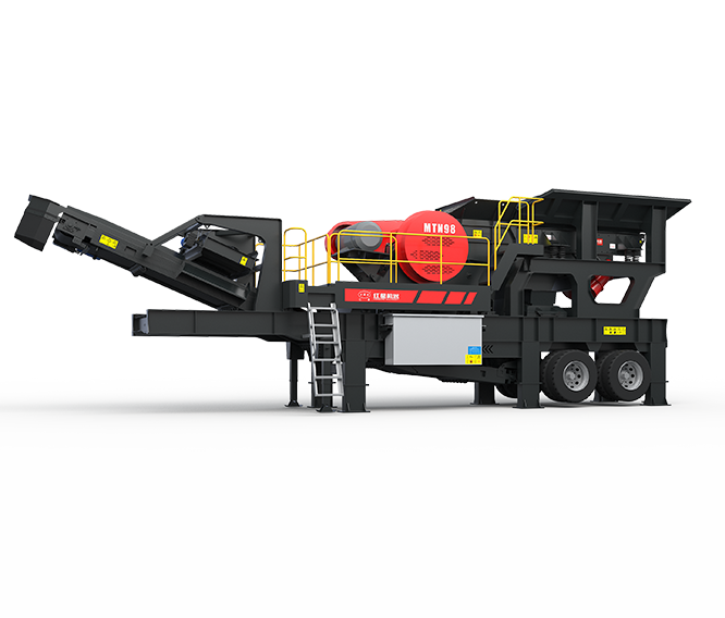 Мобильная дробильно-сортировочная установка колесного типа MTN